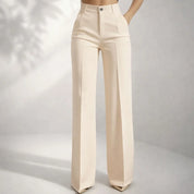 Damen klassische High Waist Hose 0