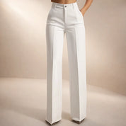 Damen klassische High Waist Hose 2