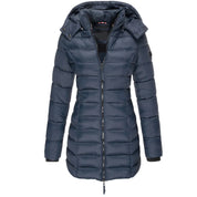 Damen warme Daunenjacke mit Kapuze Olivia 0