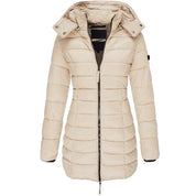 Damen warme Daunenjacke mit Kapuze Olivia 3