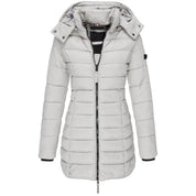 Damen warme Daunenjacke mit Kapuze Olivia 6