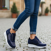 Damskie Sneakersy Ortopedyczne z Zamkiem na Co Dzień - Stylowe i Wygodne do Codziennych Stylizacji 3