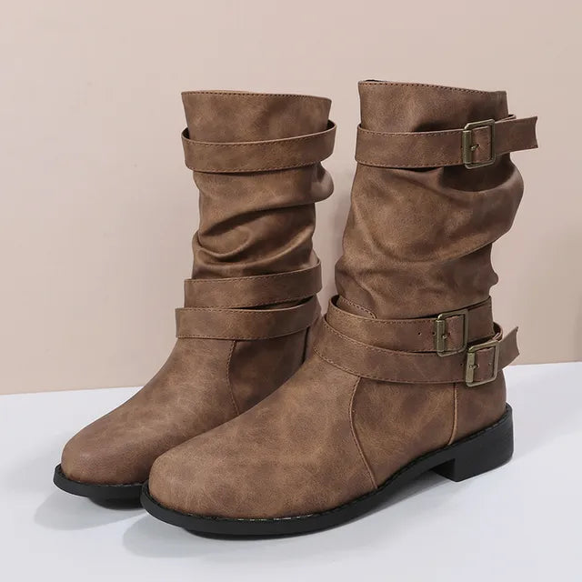 Damskie buty do połowy łydki | Buty Dirndl 1