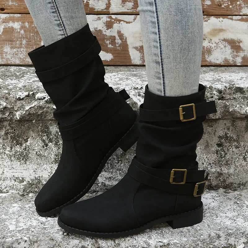 Damskie buty do połowy łydki | Buty Dirndl 3