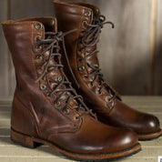 Damskie buty retro sznurowane | Składana konstrukcja wokół kostki 0