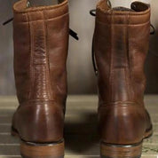 Damskie buty retro sznurowane | Składana konstrukcja wokół kostki 1