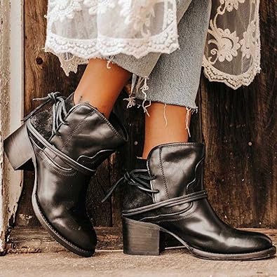 Damskie buty vintage dirndl | Botki 1