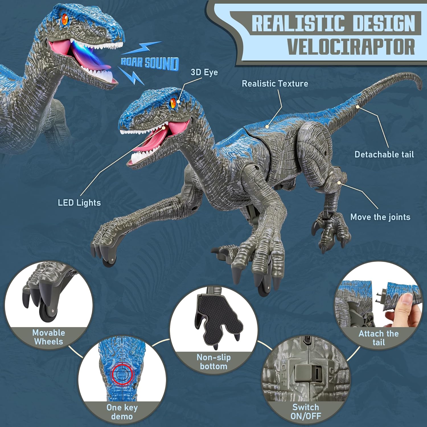 Dinozaur zdalnie sterowany 2