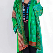 Długi Kardigan Damski Boho o Luźnym Kroju - Elegancki Prochowiec na Każdą Pora Roku 3