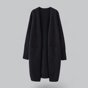 Długi Kardigan Damski Oversize Na Chłodne Dni - Stylowy I Komfortowy Kardigan Damski 3