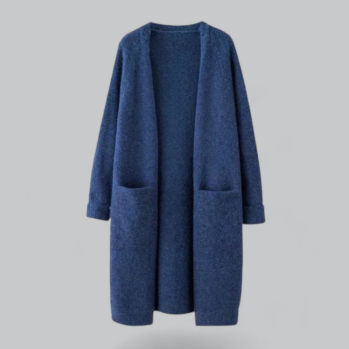 Długi Kardigan Damski Oversize Na Chłodne Dni - Stylowy I Komfortowy Kardigan Damski 4