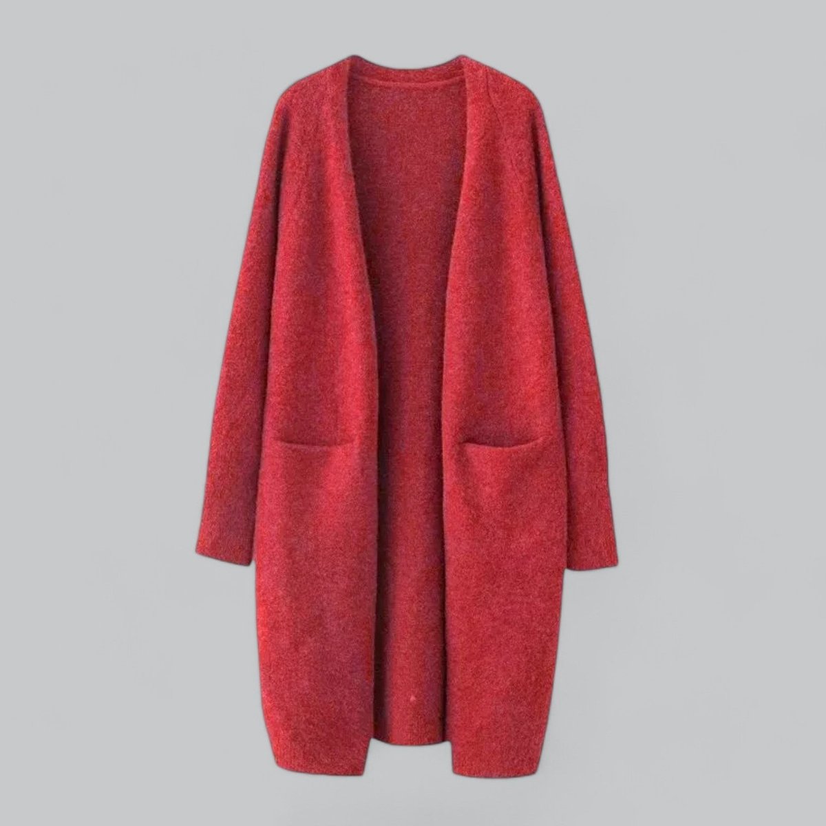Długi Kardigan Damski Oversize Na Chłodne Dni - Stylowy I Komfortowy Kardigan Damski 6