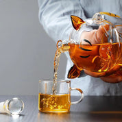 Duża Szklana Karafka w Kształcie Kota 1000 ml z Korkiem i Dozownikiem – Elegancki Dodatek do Jadalni 2