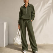 Easolde – Half-Zip Collar Lounge Set 10