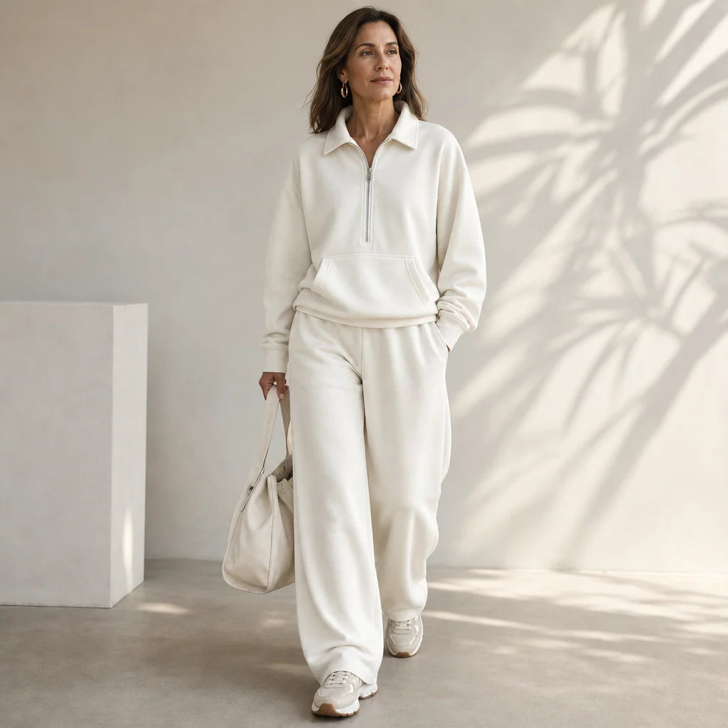 Easolde – Half-Zip Collar Lounge Set 4
