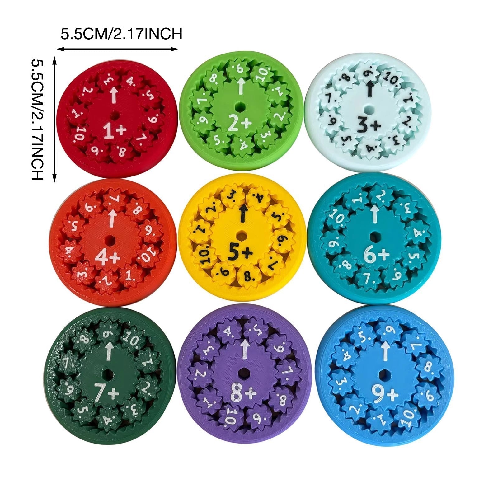 Edukacyjna Zabawka Interaktywna Fidget Spinner do Nauki Matematyki dla 4-7 Latków – Wzmacnia Umiejętności Matematyczne i Koncentrację 2