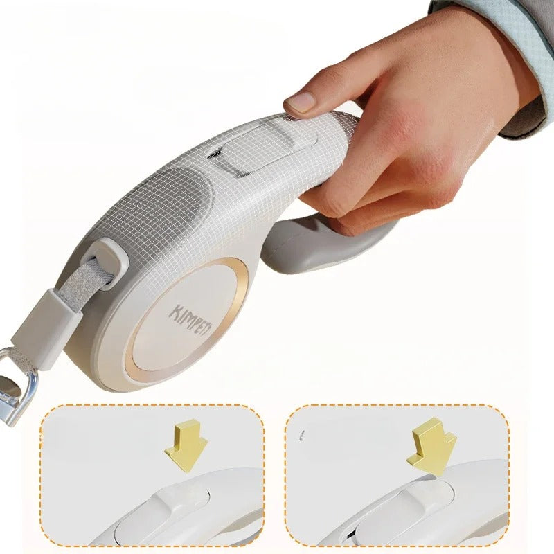 Elastyczna Smycz dla Psa 300/500 cm z Ergonomicznym Uchwytem – Wytrzymała i Lekka, Idealna dla Małych i Średnich Psów 3