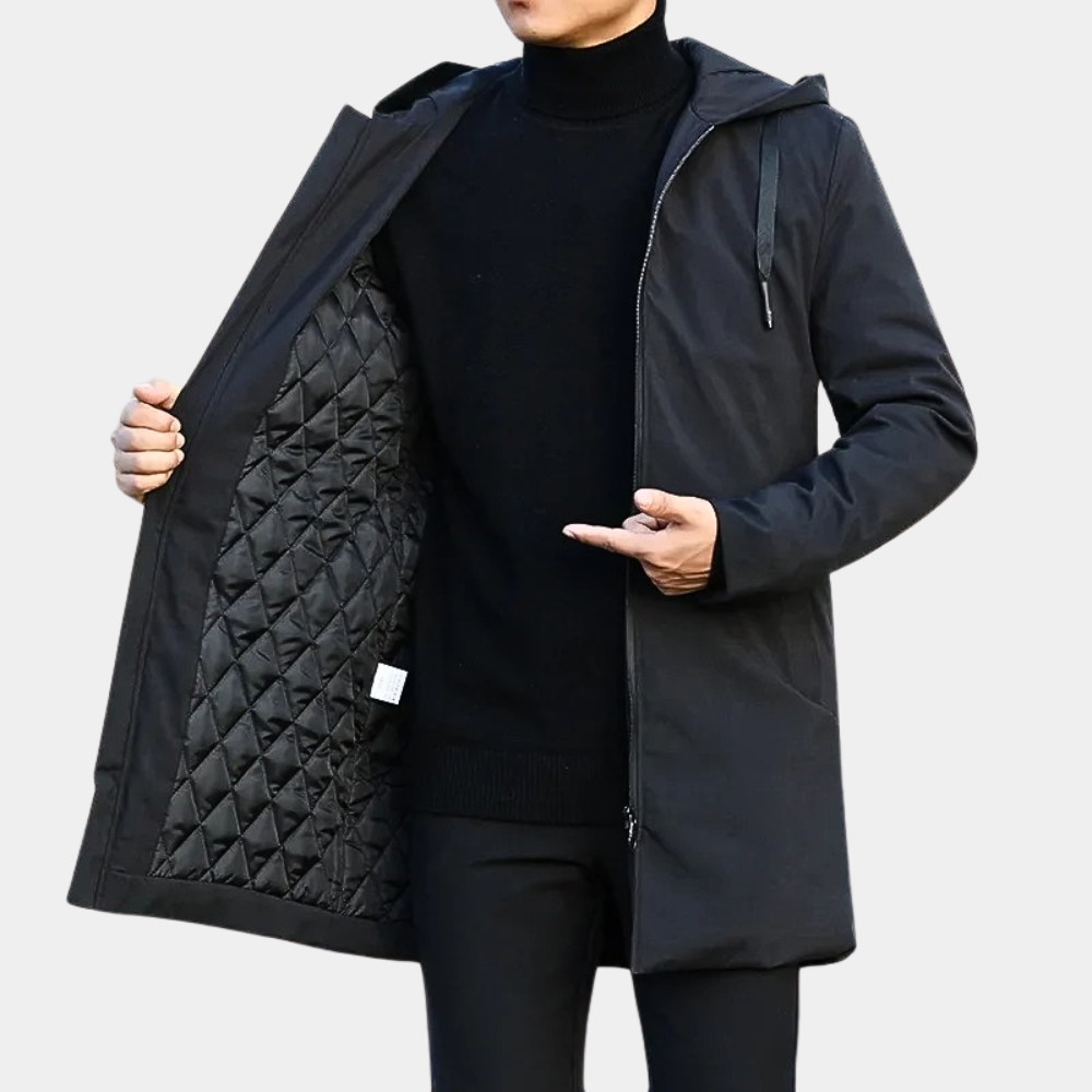 Elegancka kurtka przeciwdeszczowa męska | Zima 0