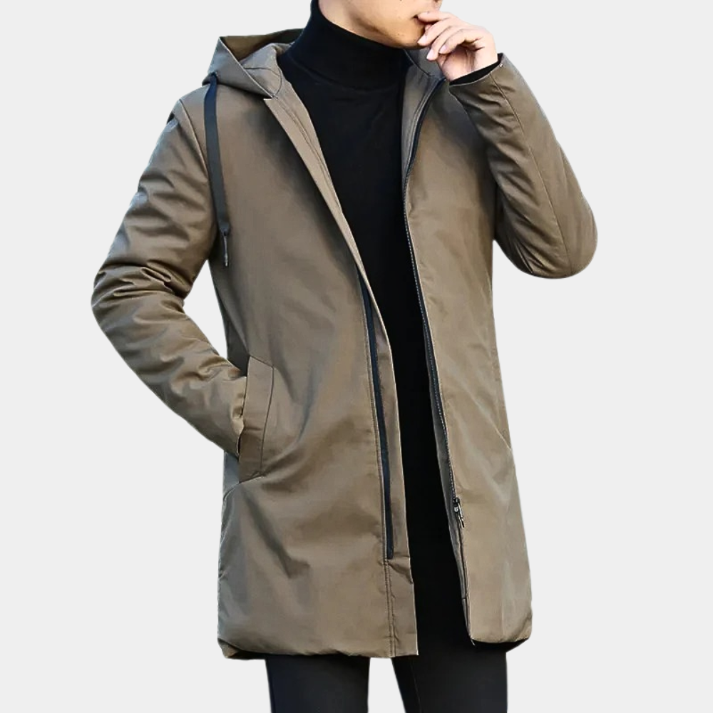 Elegancka kurtka przeciwdeszczowa męska | Zima 3