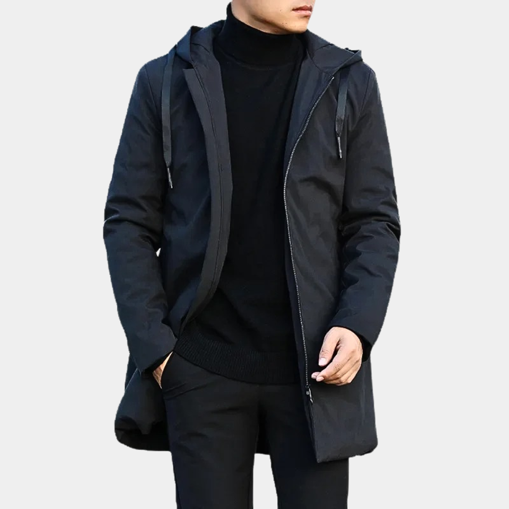 Elegancka kurtka przeciwdeszczowa męska | Zima 4