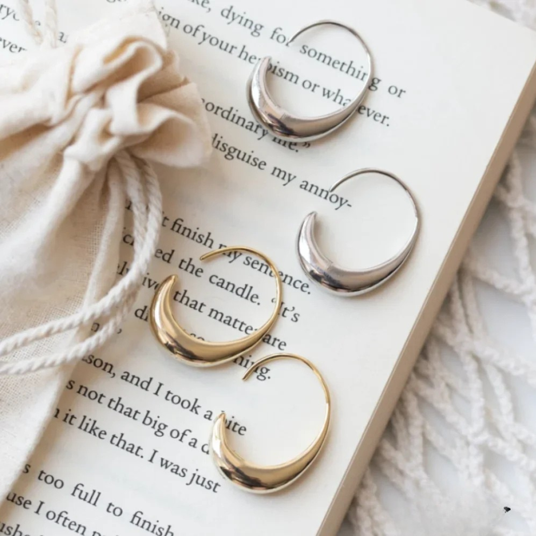 Eleganckie Kolczyki w Złotym i Srebrnym Kolorze – Stylowa Biżuteria 4