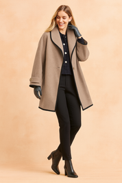 beige-coat-black-trim-chic-outfit-model-shot