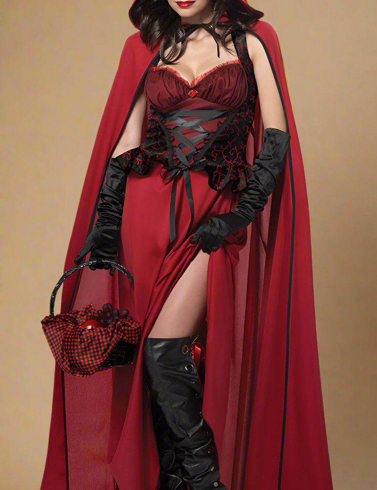 red-riding-hood-costume-corset-cape-boots-basket-pose