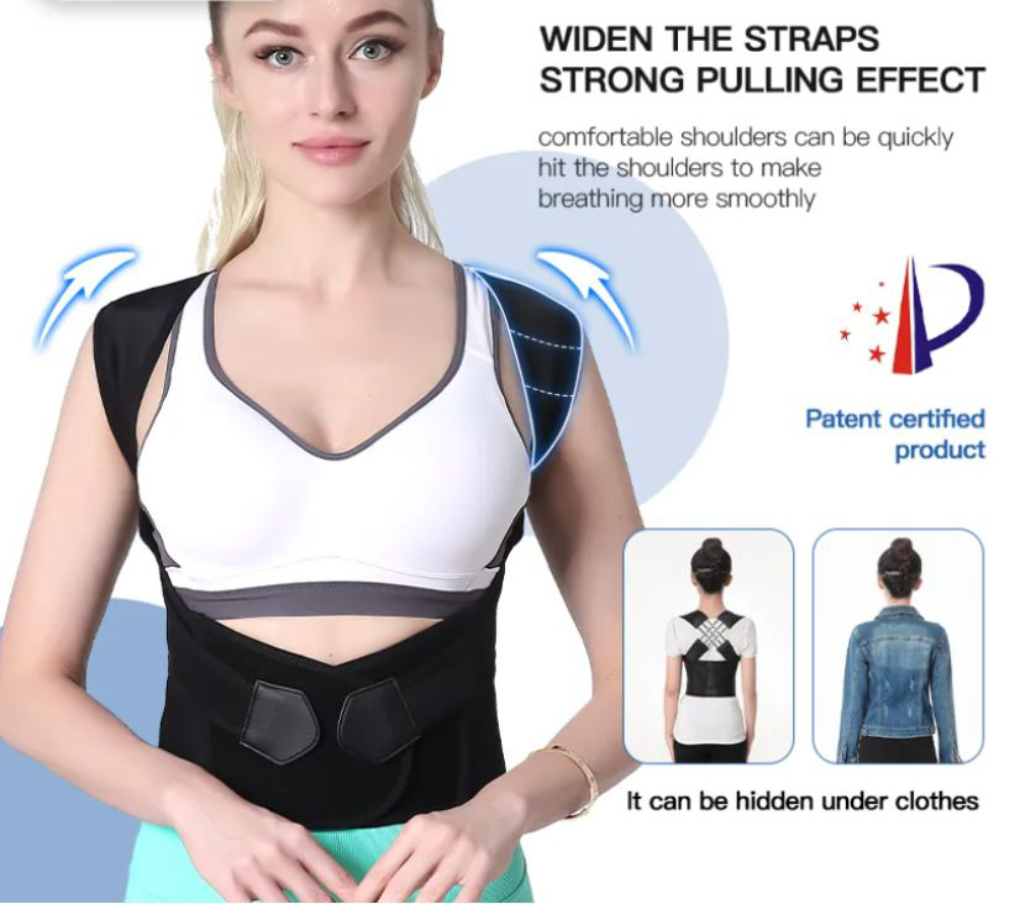 Ergonomiczny Pas Wspierający Postawę dla Mężczyzn i Kobiet - Wygodny, Dyskretny i Regulowany Dodatek do Codziennego Użytku 2