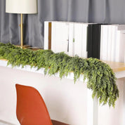 EvergreenCharm – Dekoracyjna girlanda świąteczna z lampkami LED w kolorze sosnowym 5