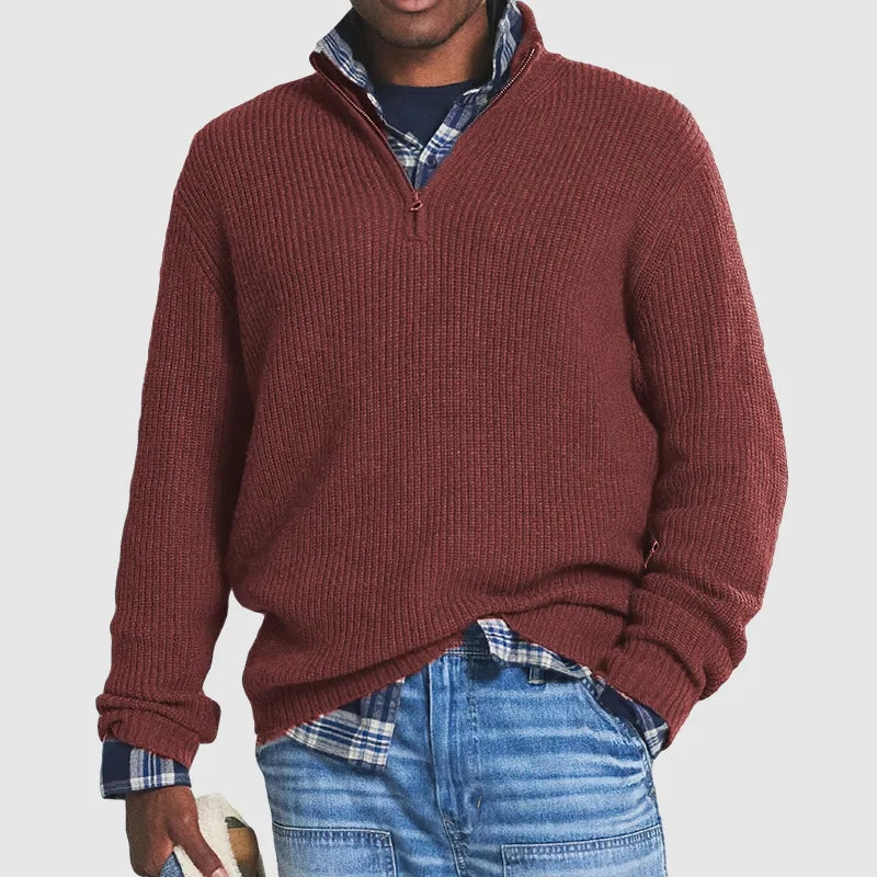 Felnan | Męski sweter casualowy | Ciepły 5