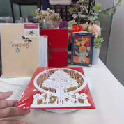 FestivaTree | Trójwymiarowa, rozkładana kartka świąteczna z motywem choinki 7