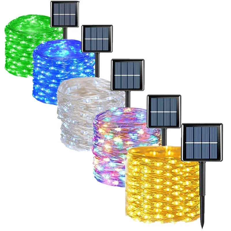 FestiveLight – zasilane energią słoneczną zewnętrzne lampki LED do dekoracji ogrodu 3