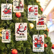 FestiveWood | Rustykalny drewniany stojak na kartki świąteczne do sezonowej ekspozycji 10