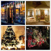 Girlanda świetlna w kształcie śniegu (zestaw 8 sztuk) 8