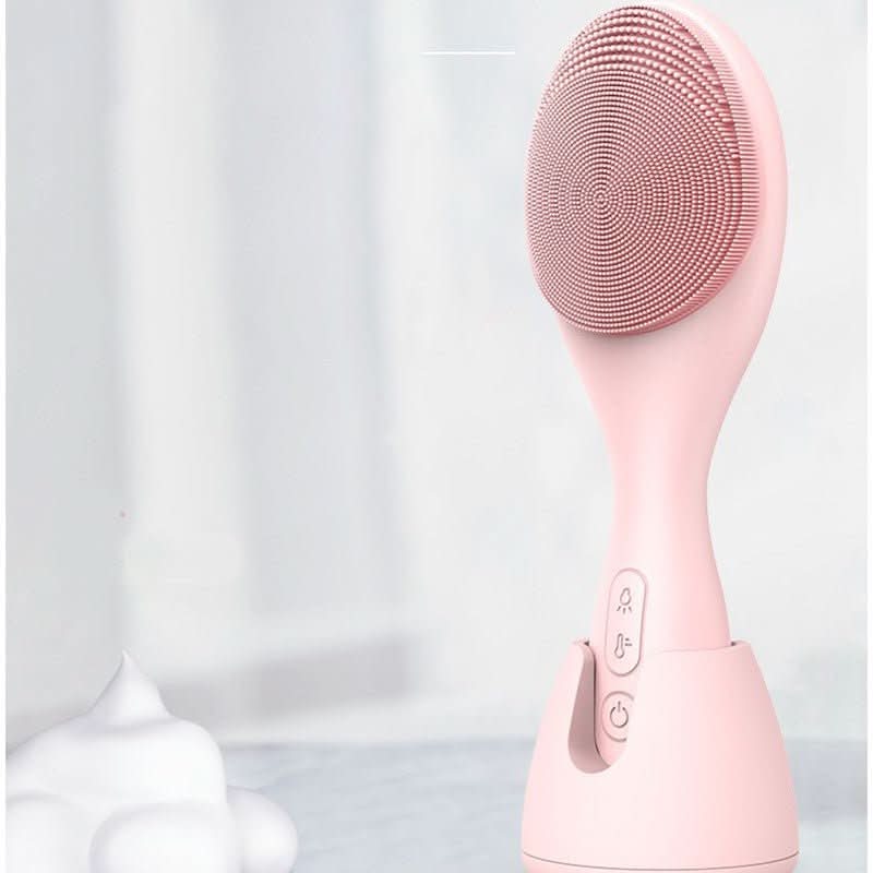 GlowPure | Elektryczny oczyszczacz twarzy z terapią cieplną LED i pulsacją dźwiękową 3