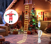 Golden Climb | Eleganckie oświetlenie LED na świąteczną wystawę Świętego Mikołaja 7