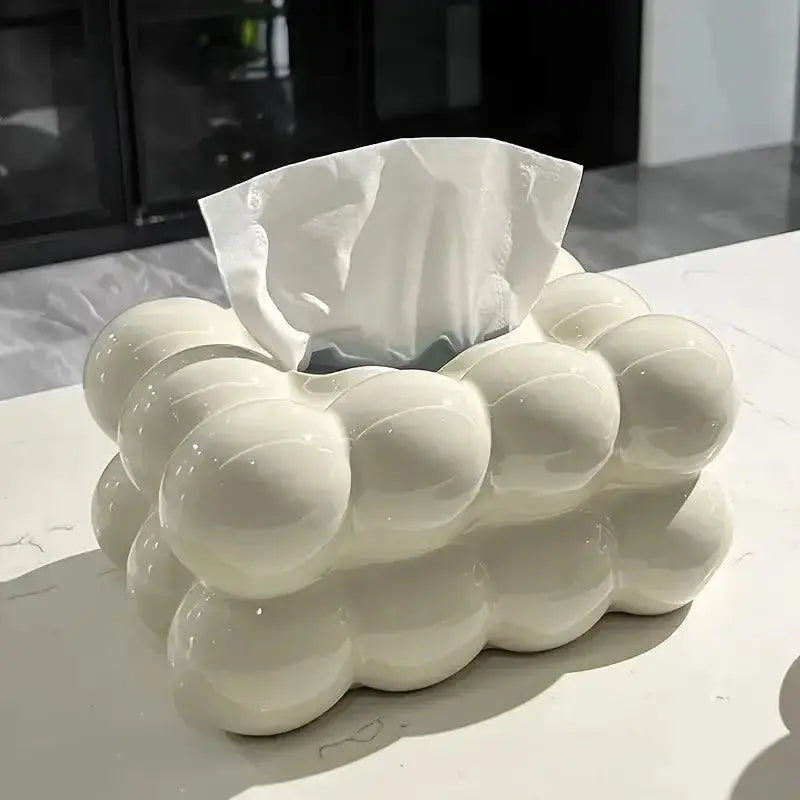 GraceBox – Elegancki ceramiczny pojemnik na chusteczki 0