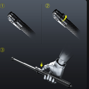 GuardStride – automatyczne kije trekkingowe do samoobrony zapewniające bezpieczeństwo na świeżym powietrzu 7