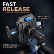Handyhalterung für Auto | mit Saugnapf | 360° Drehbar & Verstellbarer Arm | AutoVista 4