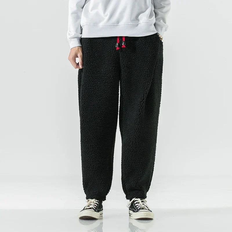 Herren-Sweatpants mit Kordelzug und Taschen 4
