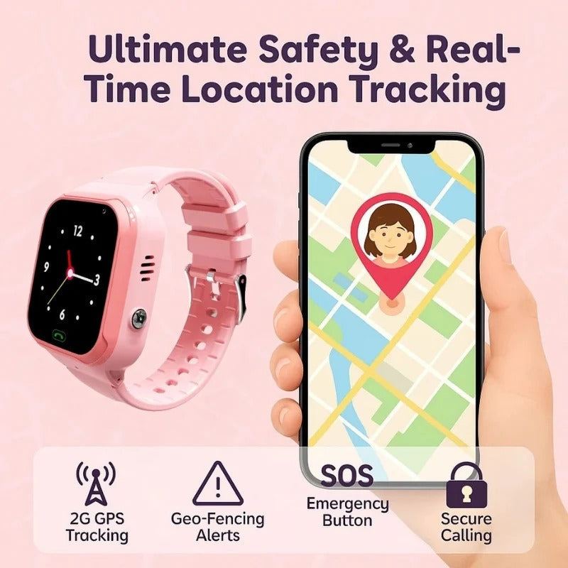Inteligentny zegarek dla dzieci z lokalizatorem GPS 5