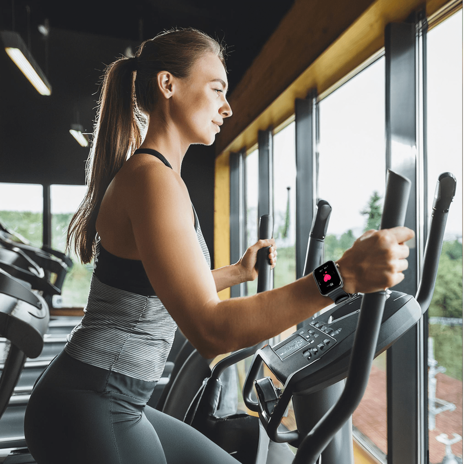 Inteligentny zegarek fitness z pomiarem ciśnienia krwi – monitor zdrowia i aktywności 2