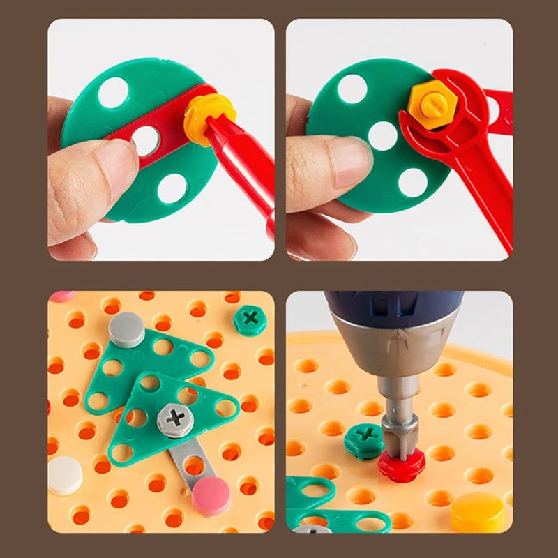 Interaktywny Zestaw Wierteł Budowlanych dla Dzieci – Kreatywna Nauka i Umiejętności Inżynierskie 4