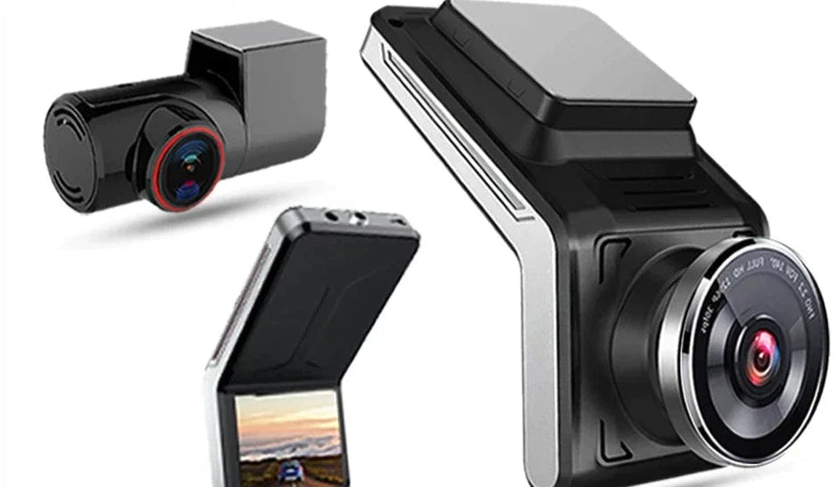 Kamera samochodowa 4K przód i tył | Wizja nocna i tryb parkowania 24h | DriveCam | Obiektyw F1.8 5