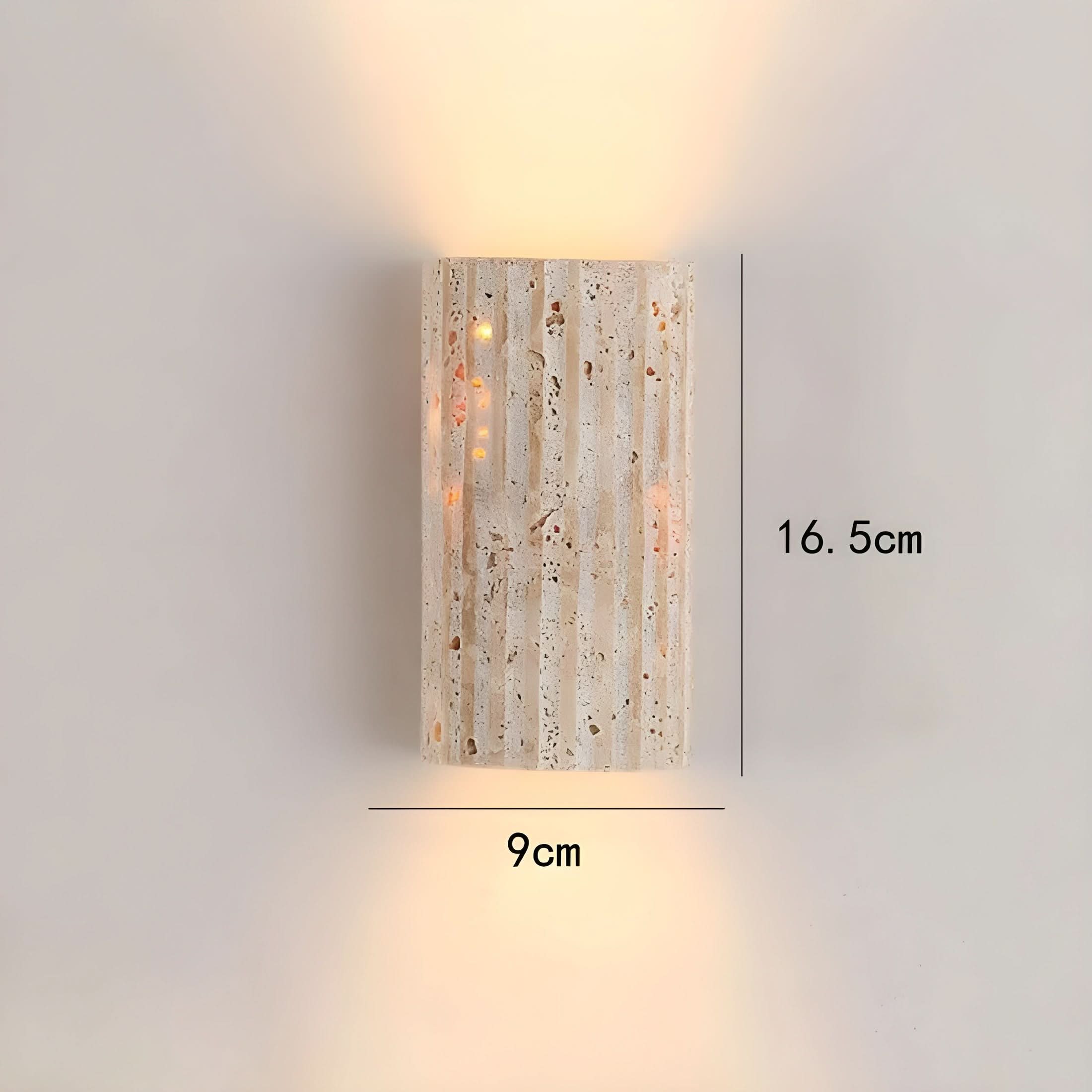 Kinkiet LED z naturalnego kamienia 5