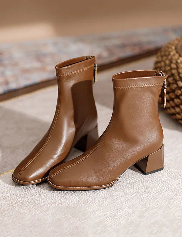 Klasyczne buty damskie | Z zamkiem błyskawicznym 3