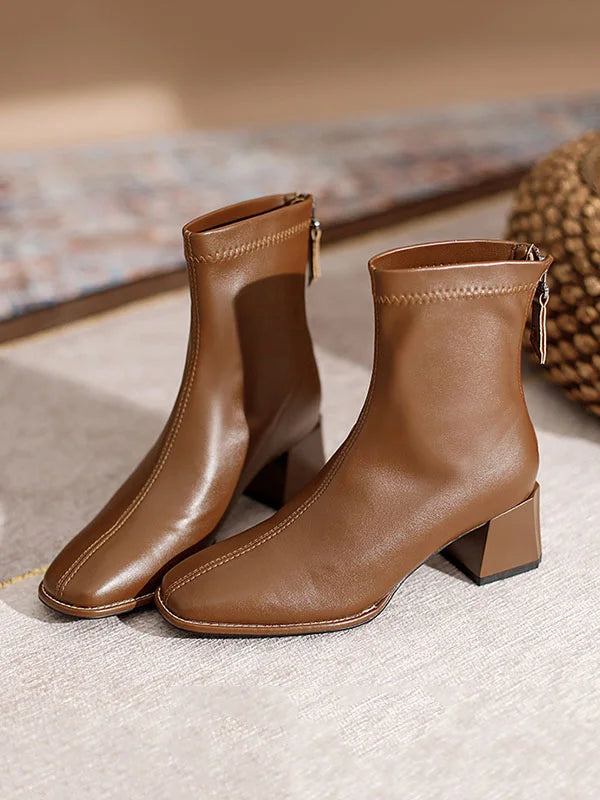 Klasyczne buty damskie | Z zamkiem błyskawicznym 3