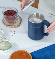 Kompaktowy elektryczny młynek do zboża – Świeża mąka w domu z mocnym silnikiem 6