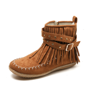 Kowbojskie buty w stylu boho dla kobiet | Długość do kostki 0