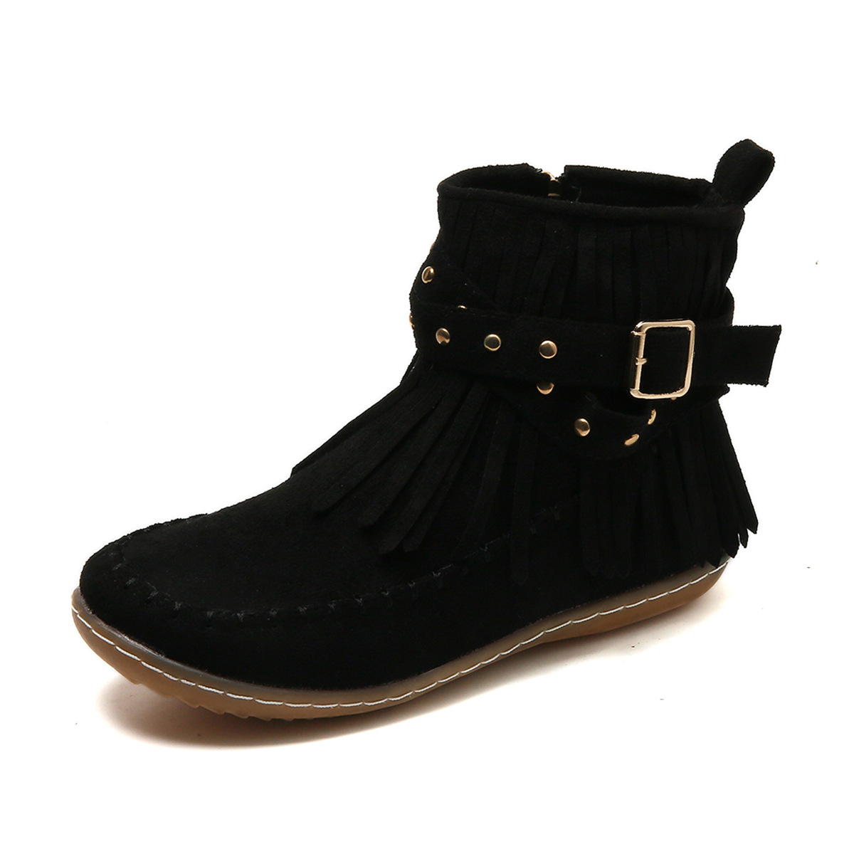 Kowbojskie buty w stylu boho dla kobiet | Długość do kostki 2